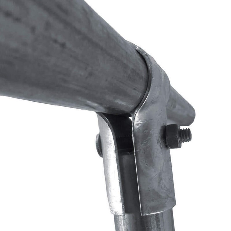 Jake Sales - END CLAMP/PANEL T CLAMP: 1-3/8" Chain Link Fence Clamp (for t-ing into a pipe (1-3/8" x 1-3/8"). 4 CLAMPS - Image 3